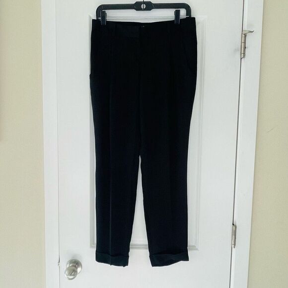 Theory Black Silk Dress Pants size 4 - Picture 12 of 12